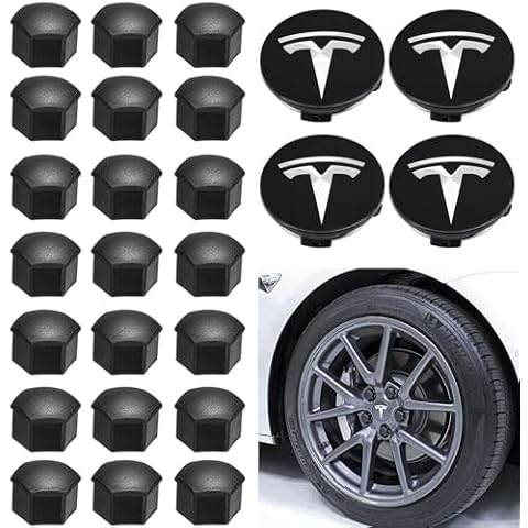 Tesla Hub Centre Caps
