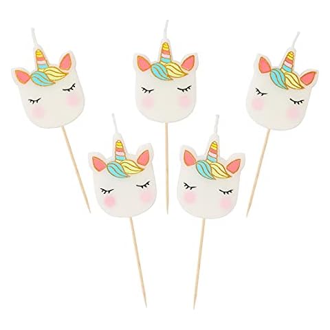 Unicorns Birthday Candles