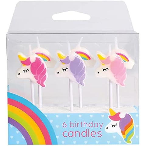 Unicorns Birthday Candles