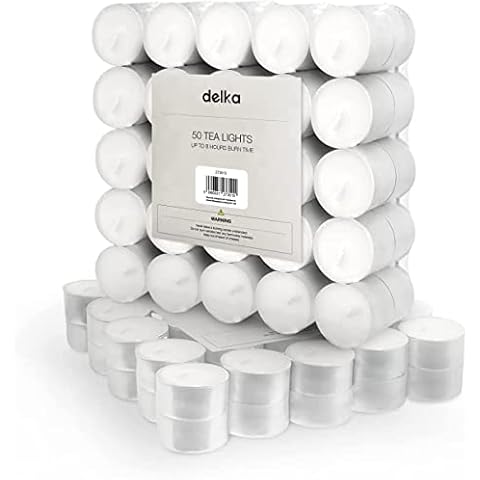 Unscented Tea Lights Candles