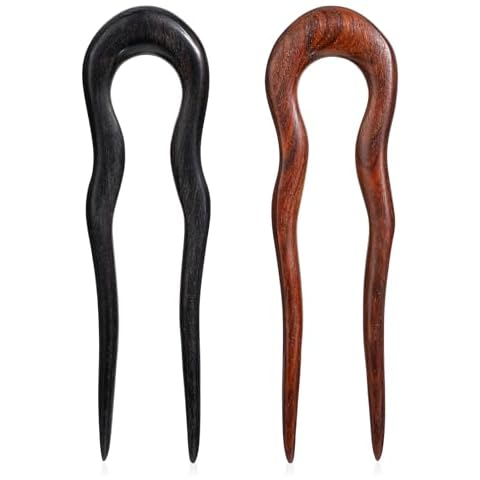 Wood Hair Pins