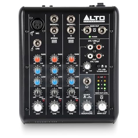 XLR In DJ Mixer