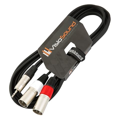 XLR Male Stereo Jack Cables