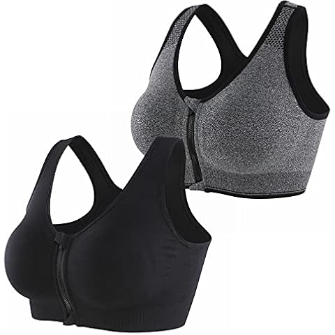 Zip Front Bras for Women