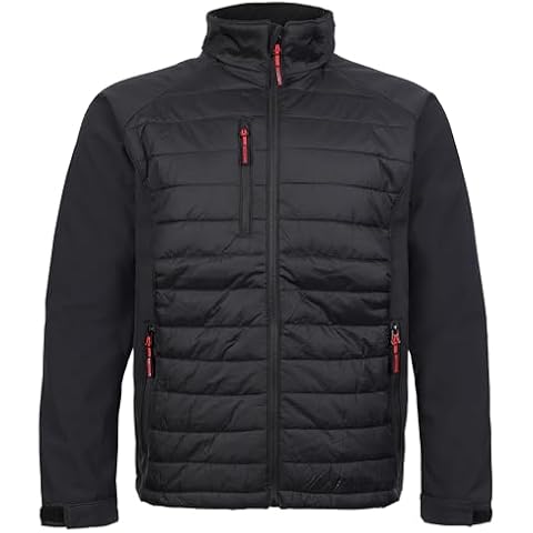 Zipped Pockets Outdoor Softshell Jackets for Men