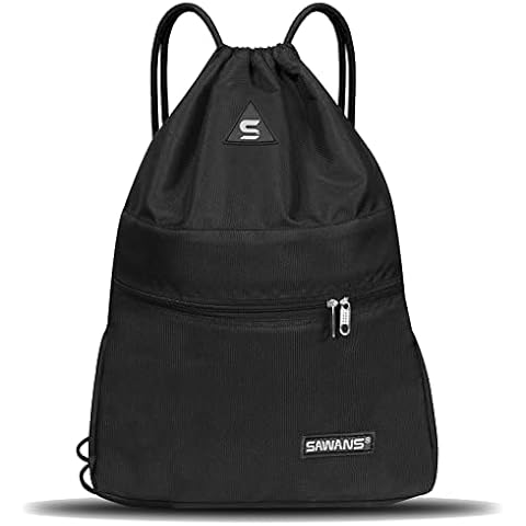 Zipper Drawstring Gym Bags