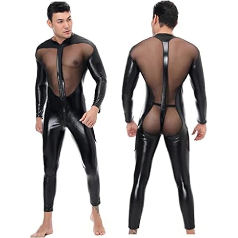 Zipper Erotic Costumes for Men