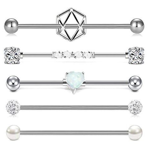Zircon Piercing Barbells